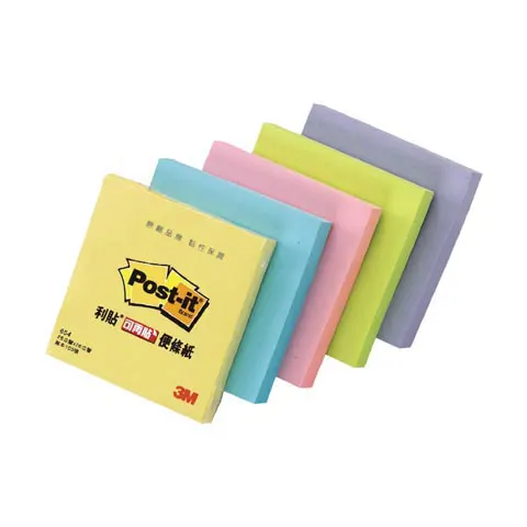 3M Post-it 654-1A利貼狠黏可再貼便條紙 黃